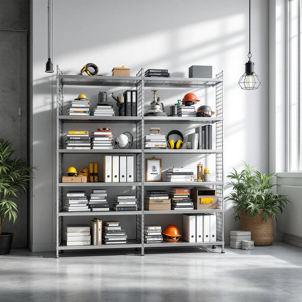 Libreros de acero inoxidable