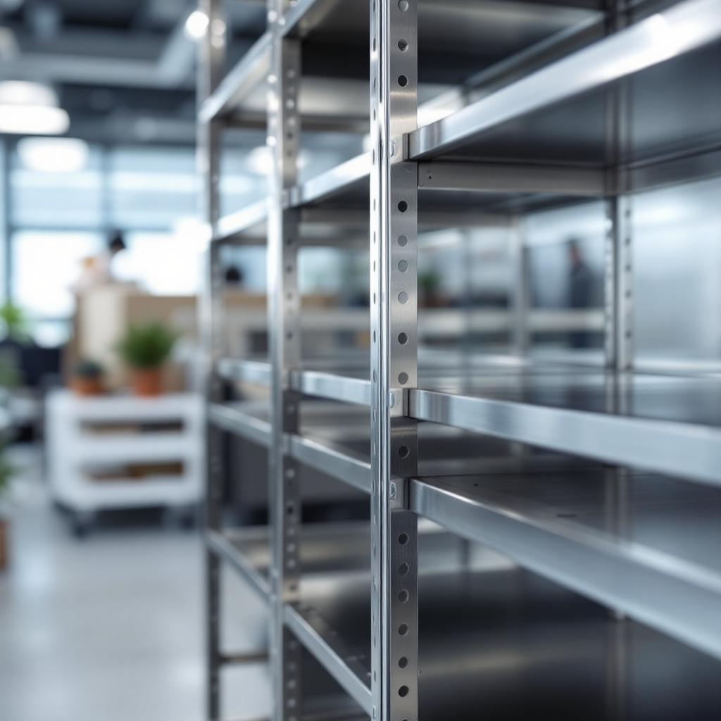 Libreros de acero inoxidable