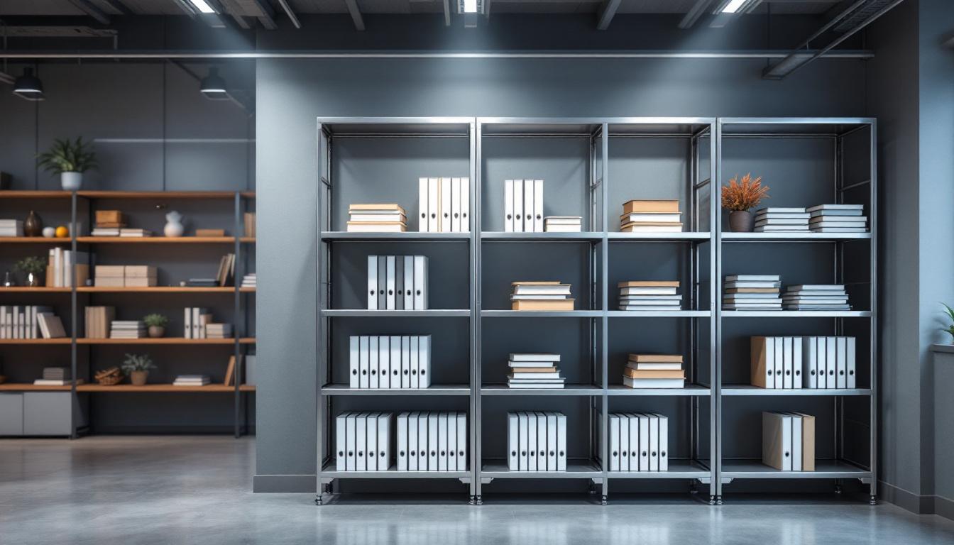 Libreros de acero inoxidable